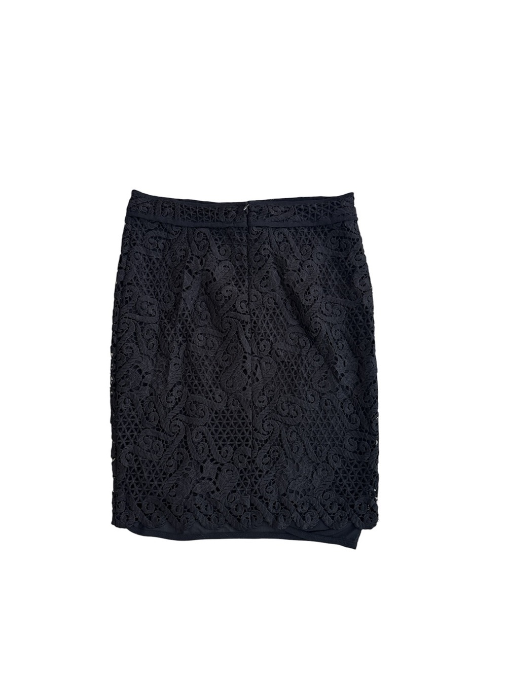Yoana Baraschi Embroidered Lace Pencil Skirt
